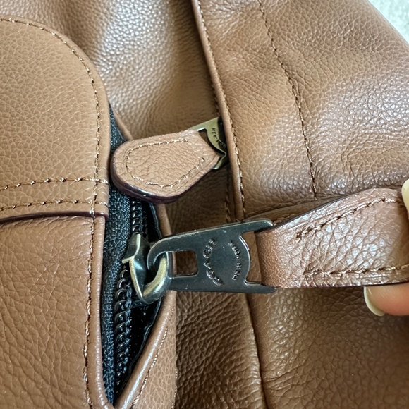 NWT! RARE! Coach F49324 Men's Houston Backpack With Varsity Stripe In Saddle - Picture 10 of 12